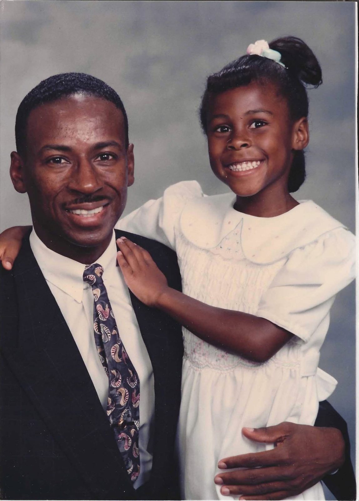 A family portrait of Larry D. Turner early in his career
