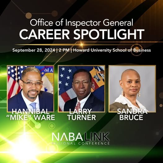 Larry D. Turner featured in the Office of Inspector General Career Spotlight panel at the NABA LINK Regional Conference
